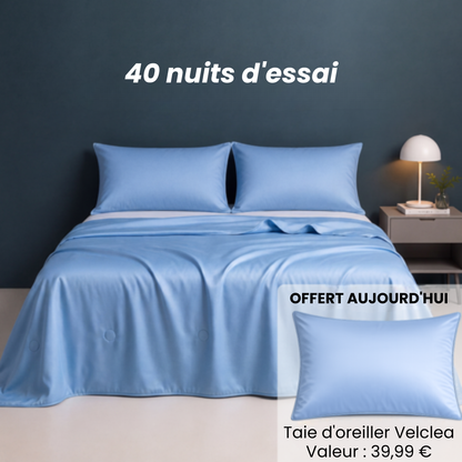 Velclea® – Couverture rafraîchissante qui vous garde au frais toute la nuit.