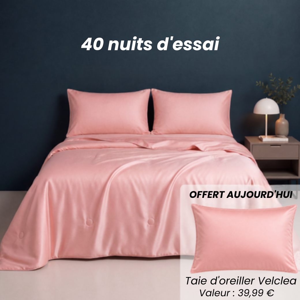 Velclea® – Couverture rafraîchissante qui vous garde au frais toute la nuit.